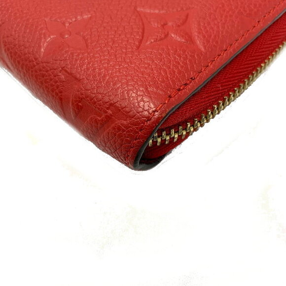Louis Vuitton Zippy Wallet Empreinte Leather Long Red Cerise Red - Picture 5 of 5